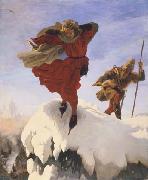 Ford Madox Brown Manfred on the Jungfrau Sweden oil painting artist